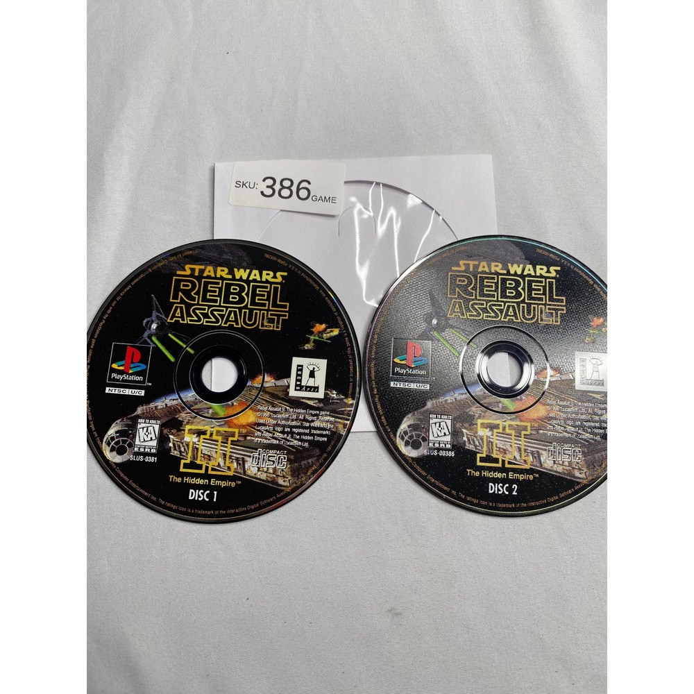 Star Wars Rebel Assault II The Hidden Empire PS1